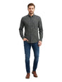 Image for Men's Graphic Dress Shirt,Olive