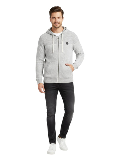 Image for Men's Knitted Hoodie,Light Grey