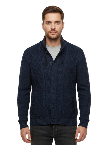 Image for Men's Knitted Sweaters,Navy
