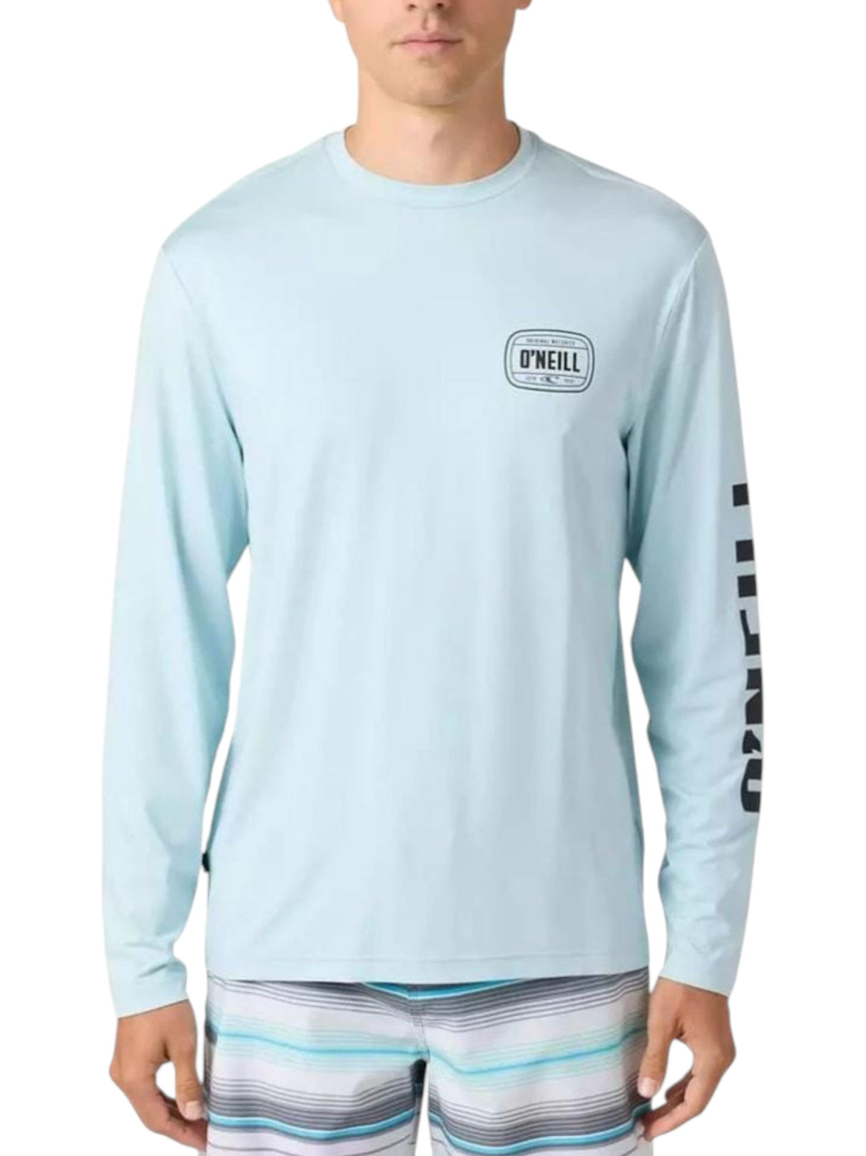 Image for Men's Printed Top,Light Blue