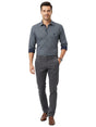 Image for Men's Printed Dress Shirt,Navy