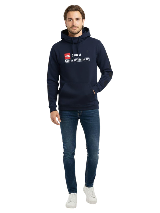 Image for Men's Printed Hoodie,Navy