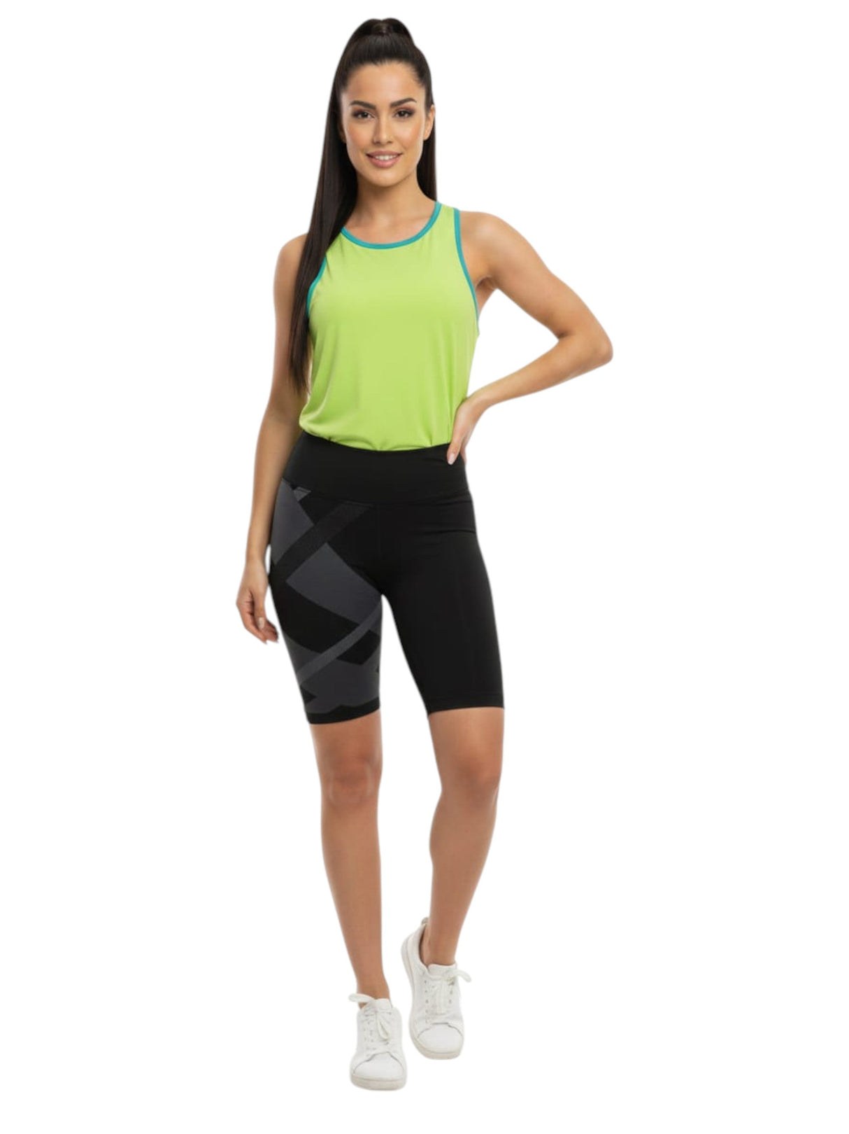 Image for Women's Colorblocked Sport Short,Black/Grey