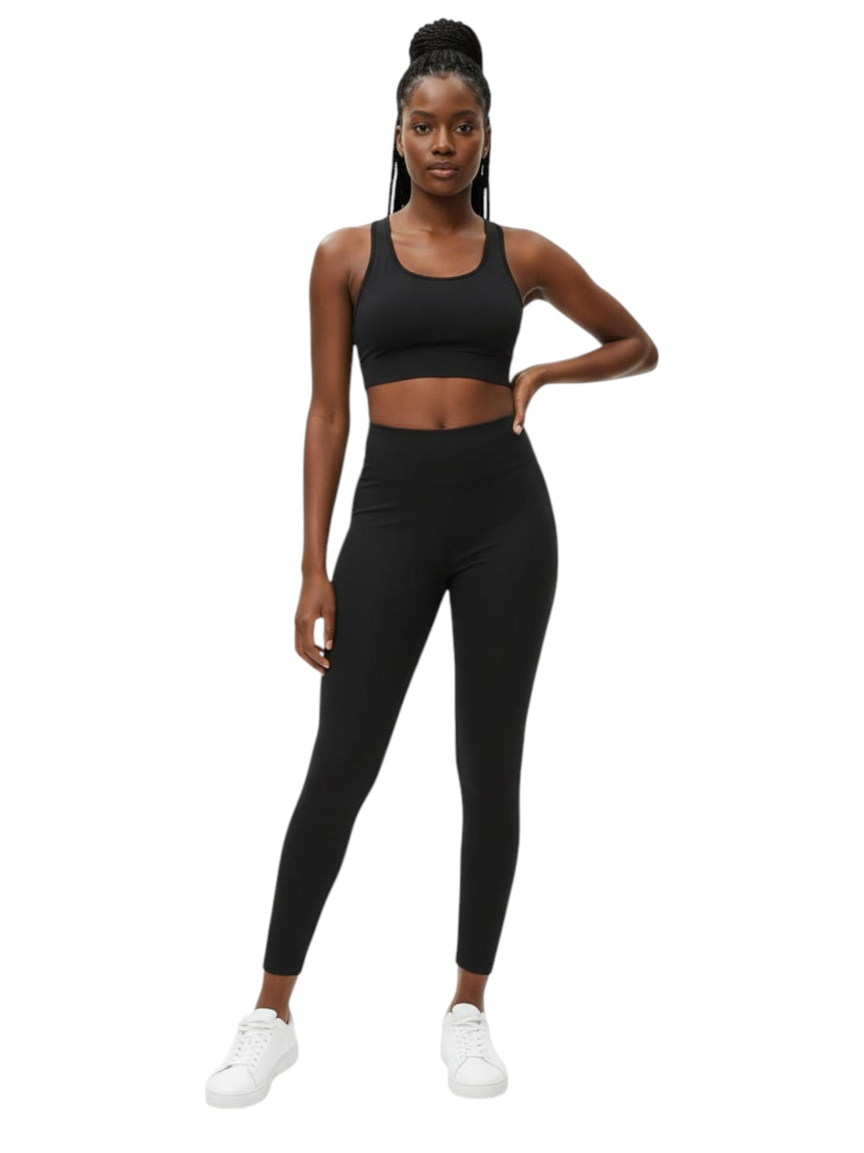 Image for Women's Plain Solid Legging,Black