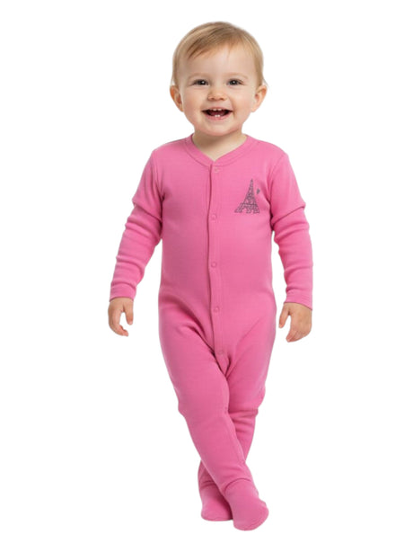Image for Kids Girl's Plain Jumpsuit,Pink
