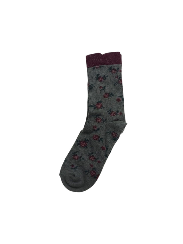 Image for Women's Printed Socks,Dark Grey