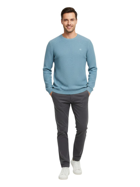 Image for Men's Knitted Sweaters,Light Blue
