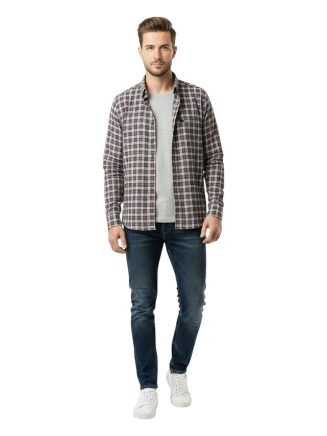 Image for Men's Plaid Dress Shirt,Multi