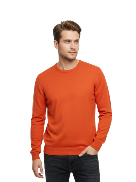 Image for Men's Knitted Sweaters,Orange