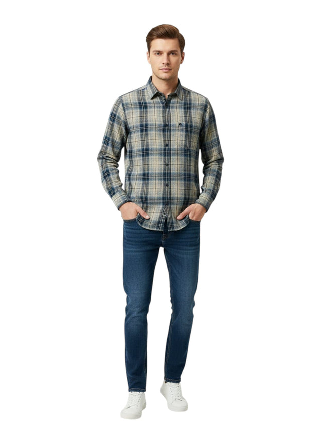 Image for Men's Plaid Dress Shirt,Multi