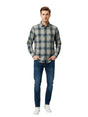 Image for Men's Plaid Dress Shirt,Multi