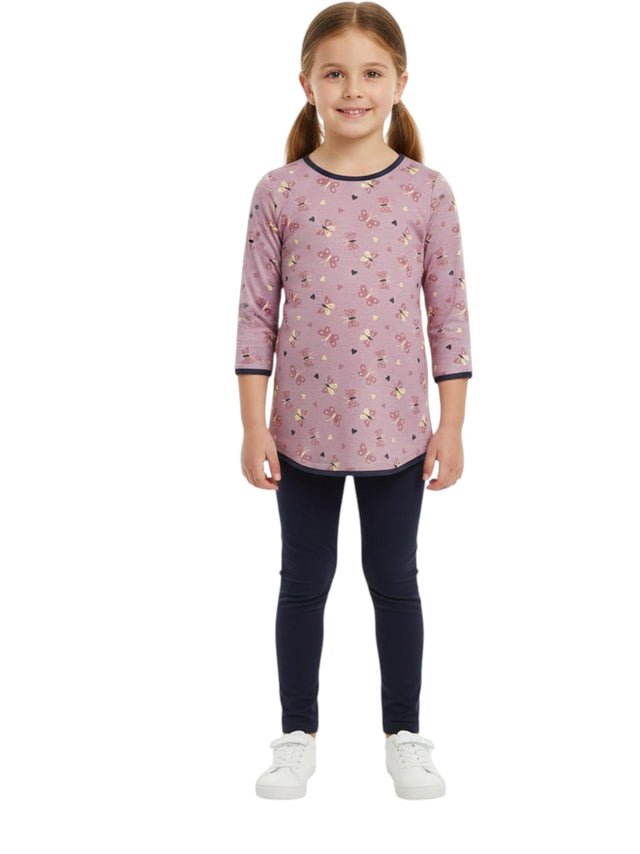 Image for Kids Girl's Printed Top,Purple