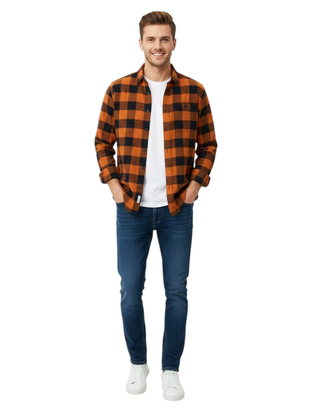 Image for Men's Plaid Dress Shirt,Multi
