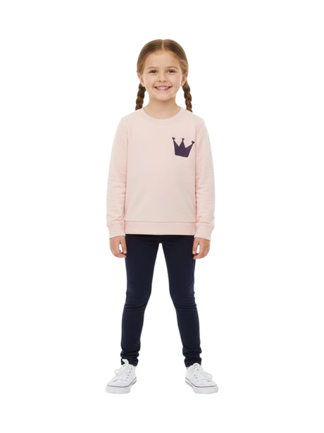 Image for Kids Girl's Plain Solid Sweaters,Light Pink