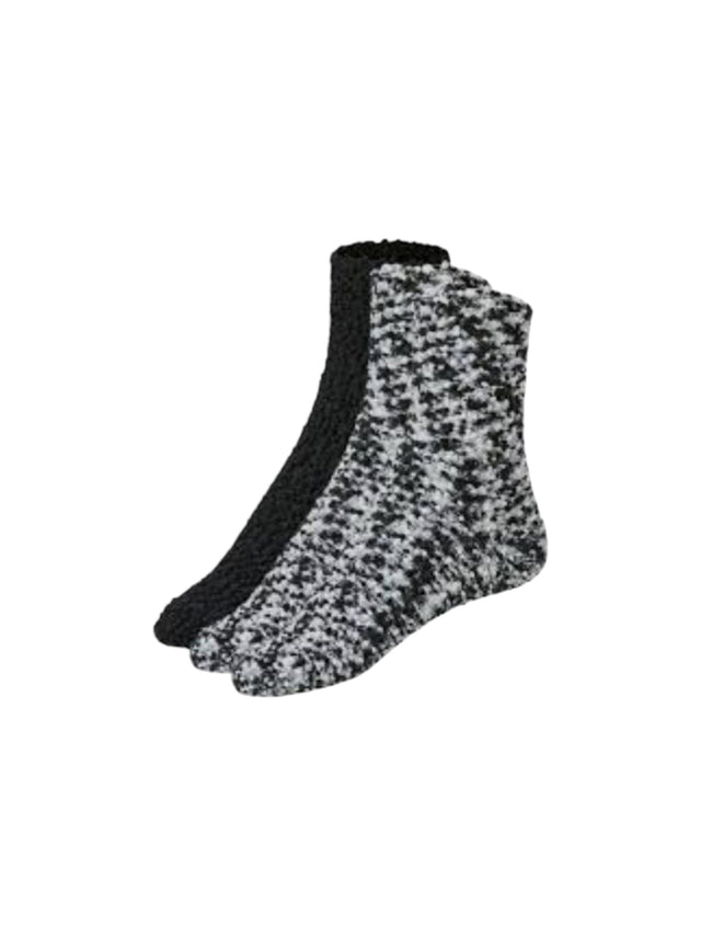 Image for Women's Knitted Socks Set 2Pieces,Black/White