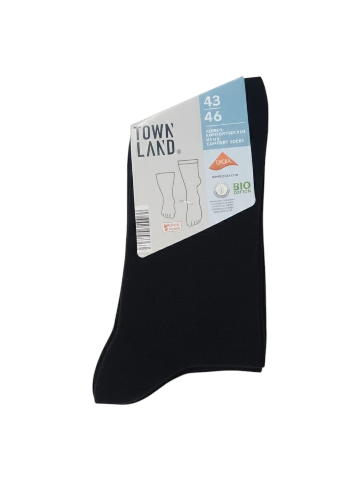 Image for Men's Knitted Socks Set 2Pieces,Black