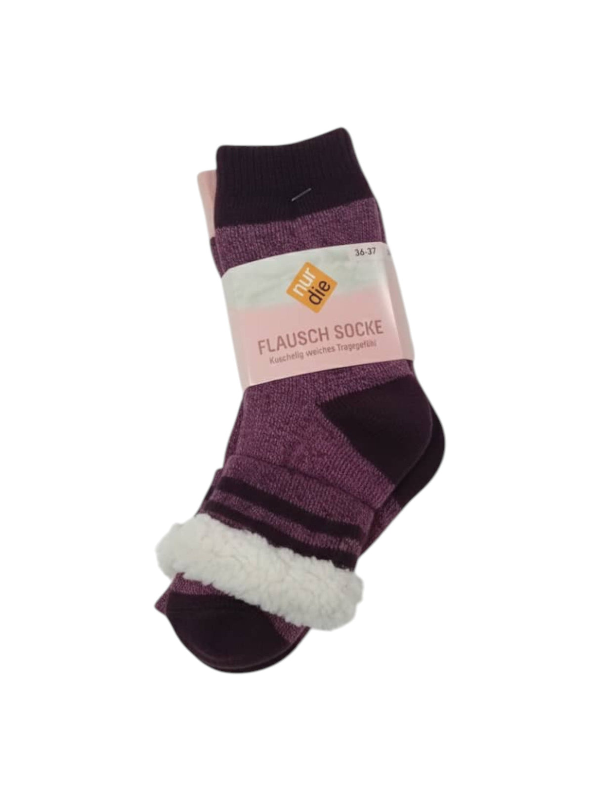 Image for Women's Lined Knitted Socks,Mauve
