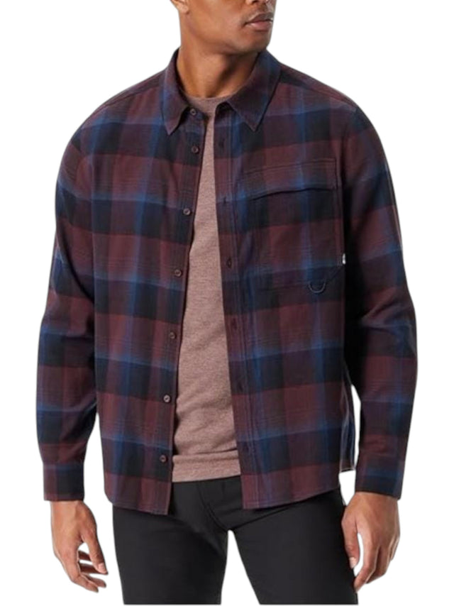 Image for Men's Plaid Dress Shirt,Navy