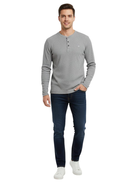 Image for Men's Textured Top Grey