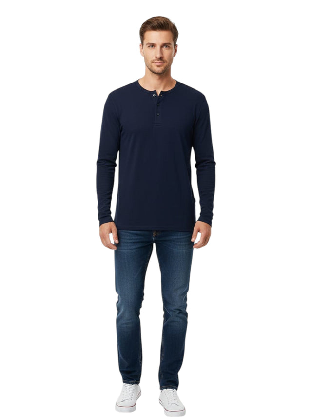 Image for Men's Plain Top,Navy