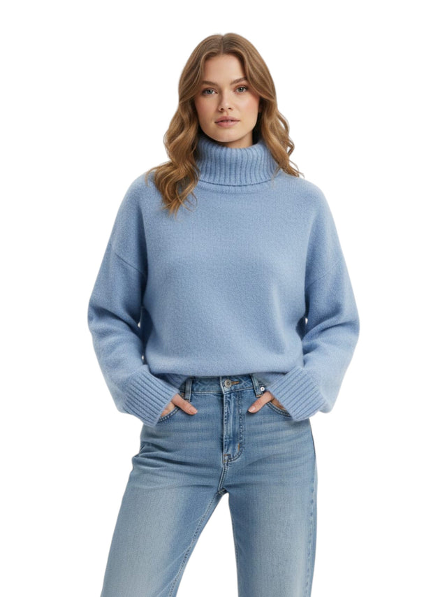 Image for Women's Knitted Sweaters,Blue