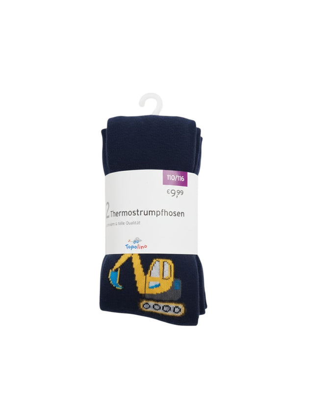 Image for Kids Boy's Striped Tights Set 2Pieces,Navy