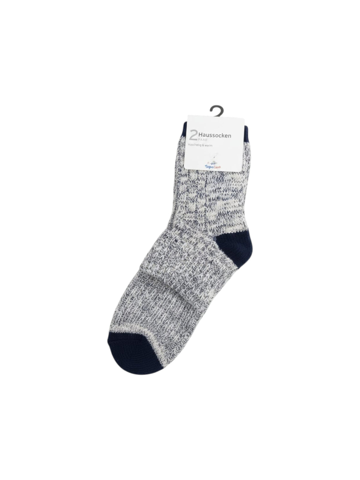 Image for Kids Boy's Knitted Socks Set 2pieces,White/Navy
