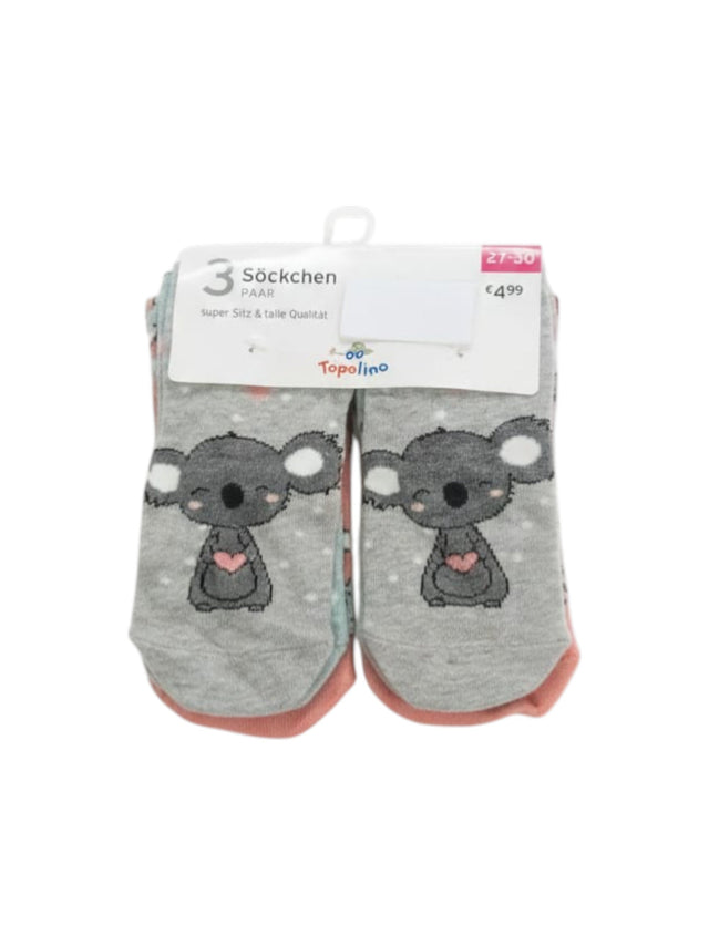 Image for Kids Girl's Printed Sockes Set 3pieces,Multi