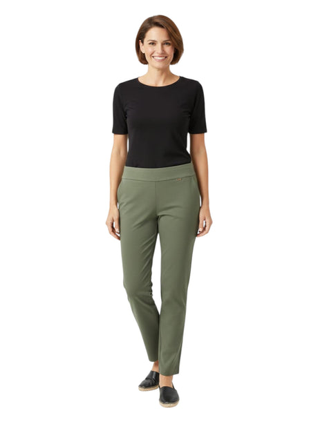Image for Women's Plain Classic Pants,Olive