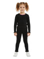 Image for Kids Girl's Ribbed Top,Black