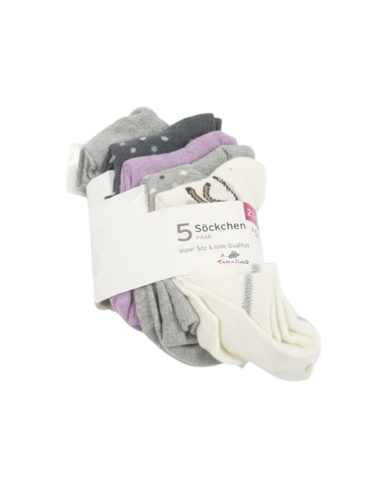 Image for Kids Girl's Printed Socks Set 5Pieces,Multi