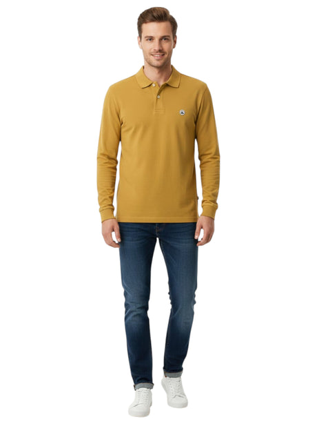 Image for Men's Plain Solid Sweaters,Mustard
