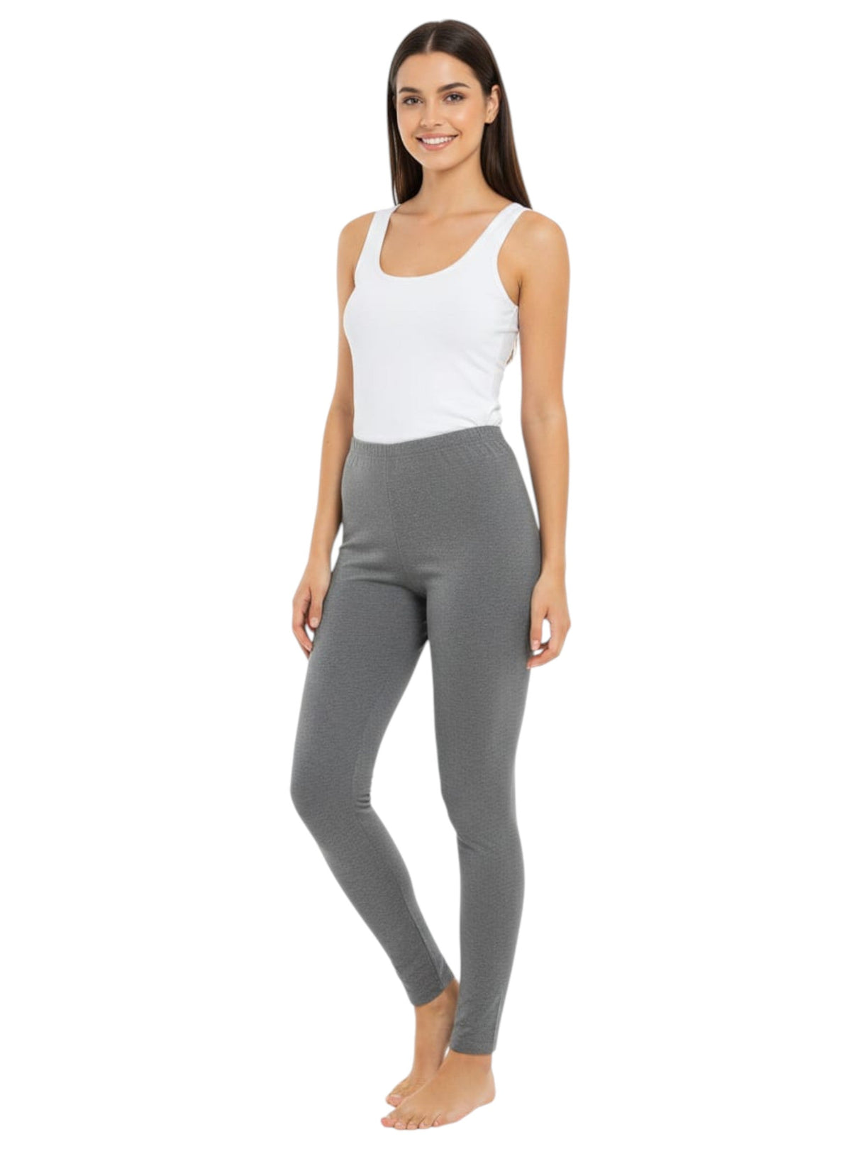 Image for Women's Plain Solid Pant,Grey