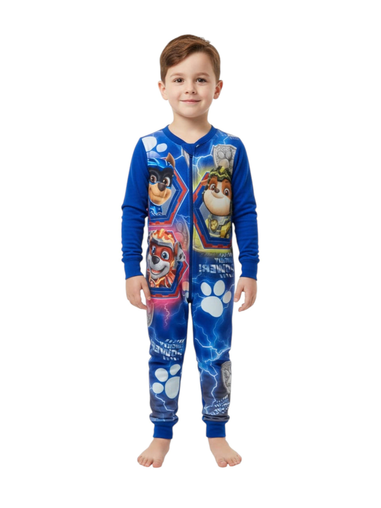 Image for Kids Boy's Graphic Printed Jumpsuit,Blue
