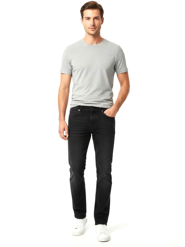 Image for Men's Plain Solid Jeans,Black
