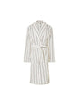Image for Men's Striped Robe,White