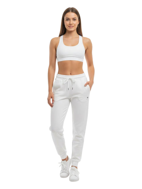 Image for Women's Plain Solid Sport Pant,White