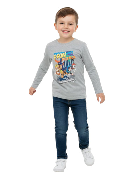 Image for Kids Boy's Graphic Printed Top,Light Grey