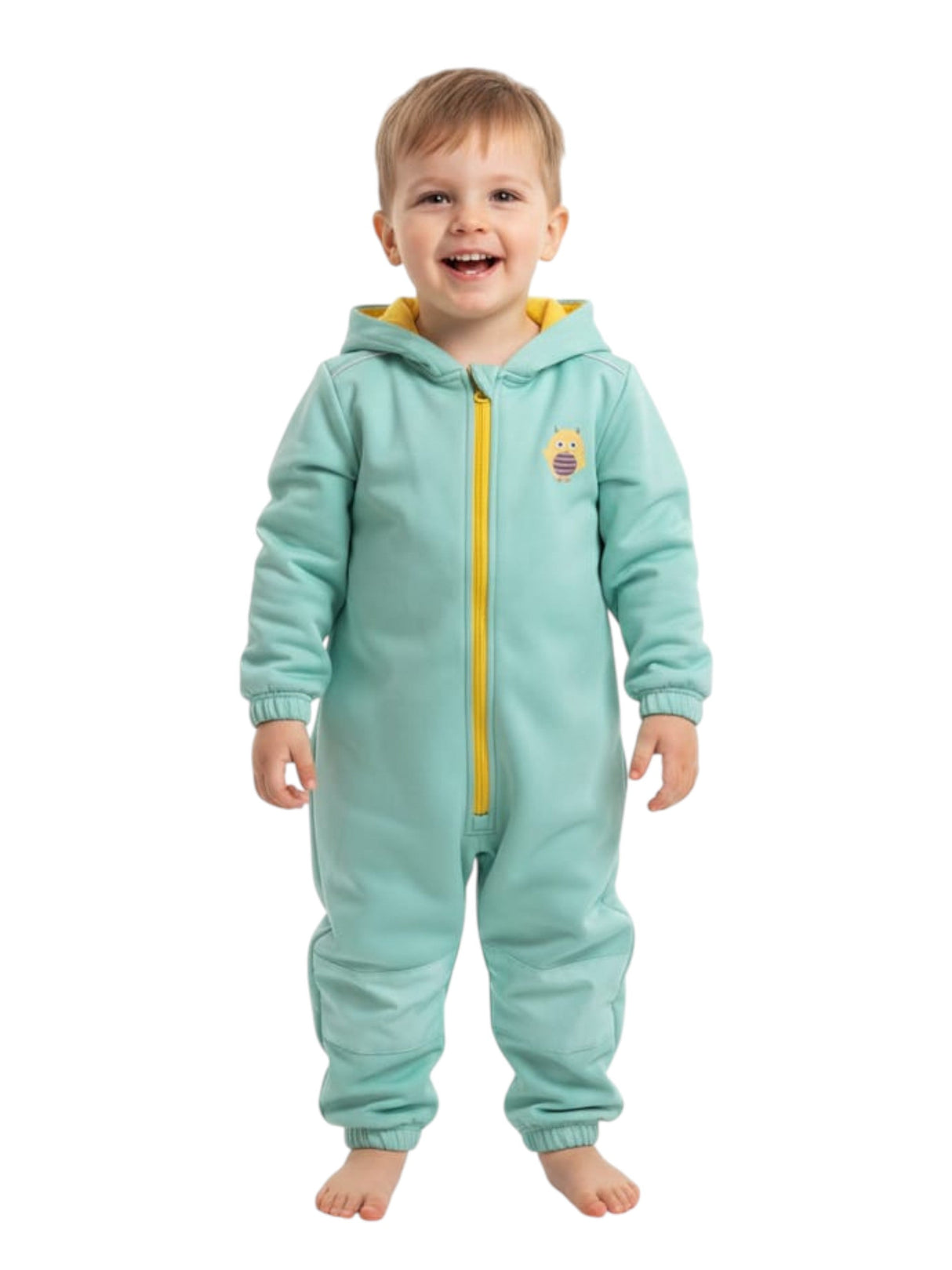 Image for Kids Boy's Plain Solid Jumpsuit,Light Mint