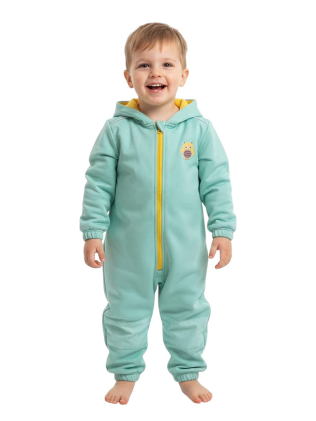 Image for Kids Boy's Plain Solid Jumpsuit,Light Mint