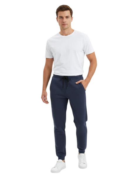 Image for Men's Plain Solid Pant,Navy