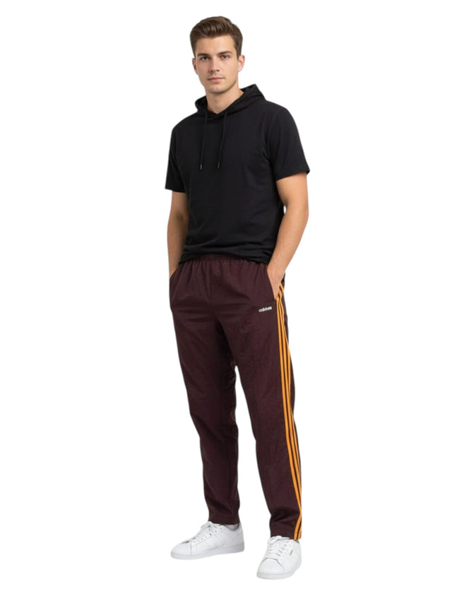 Image for Men's Striped Pant,Burgundy