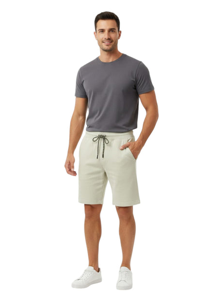 Image for Men's Plain Solid Short,Light Beige