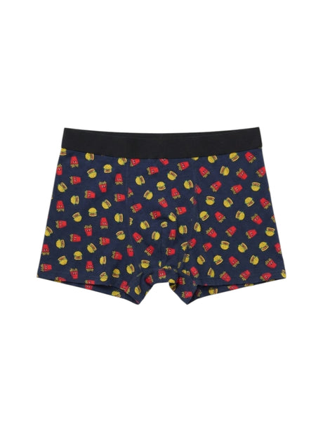Image for Men's Printed Boxer,Navy