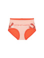 Image for Kids Girl's Printed Thongs,Pink/Orange
