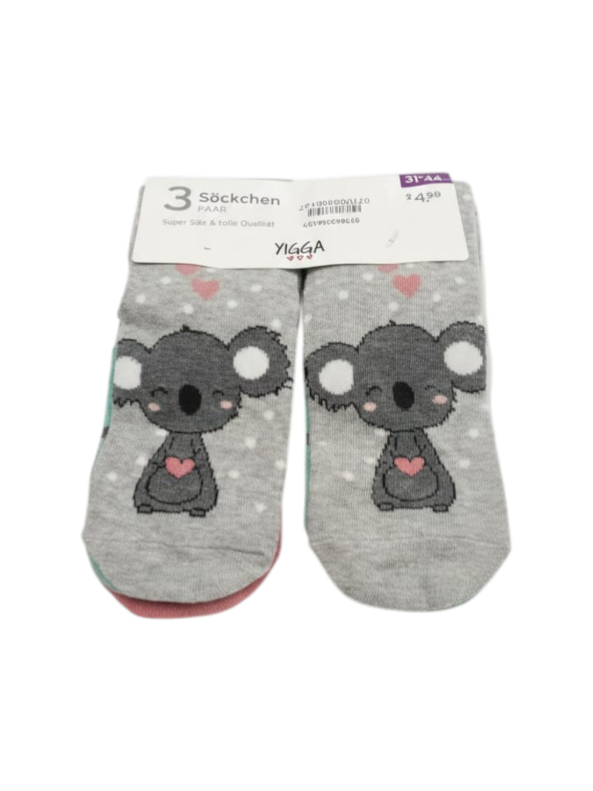 Image for Kids Girl's Printed Socks Set 3Pieces,Multi