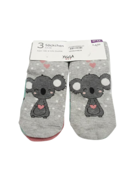 Image for Kids Girl's Printed Socks Set 3Pieces,Multi