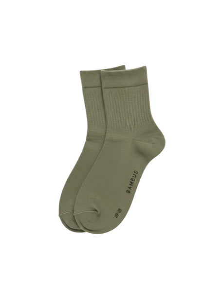 Image for Women's Plain Solid Socks,Green