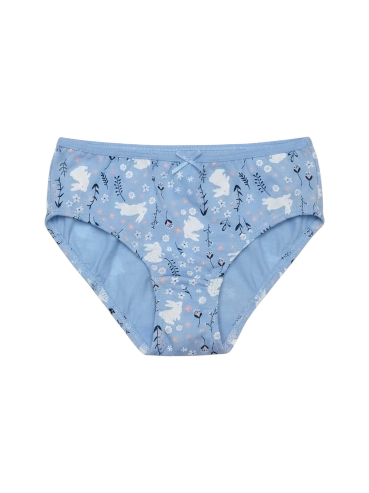 Image for Kids Girl's Floral Printed Thongs,Light Blue