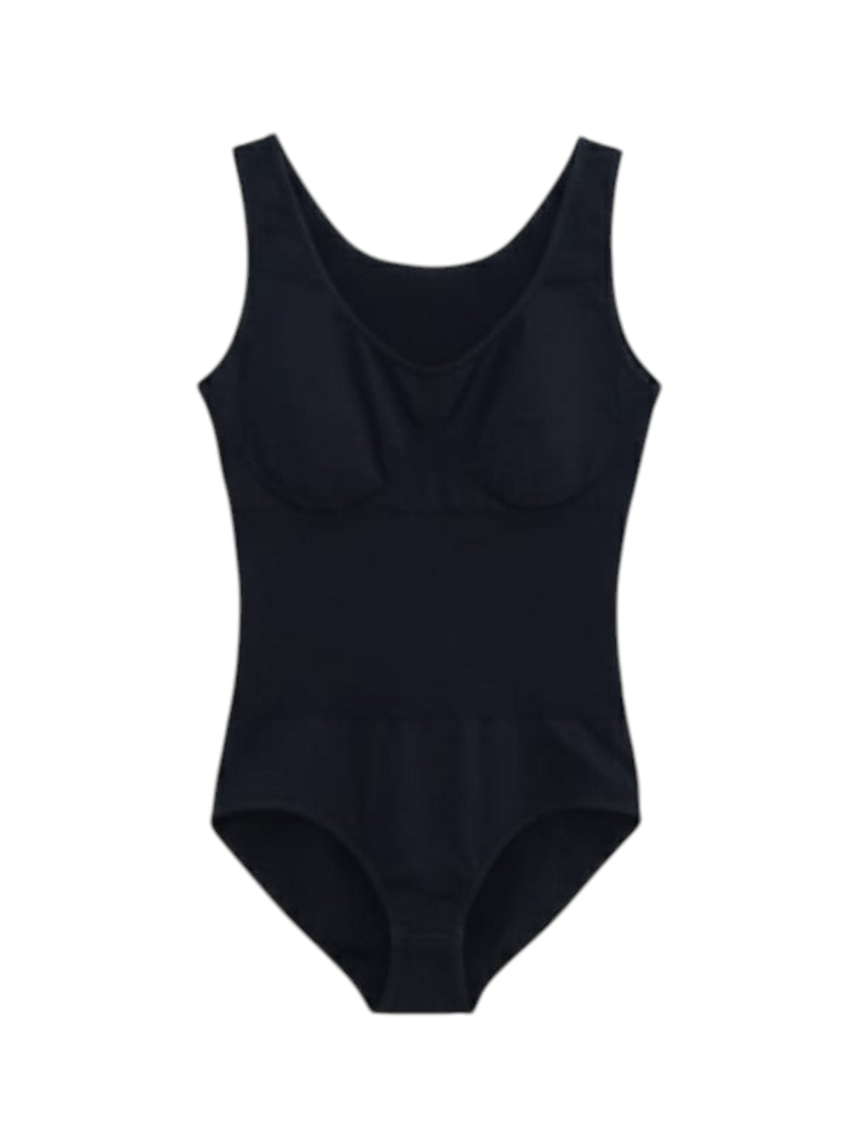 Image for Women's Ribbed Under Top Bodysuit,Black